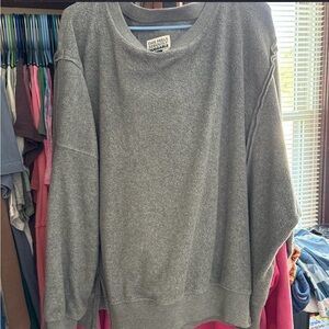 American Eagle Outfitters Gray Crew Neck Sweater